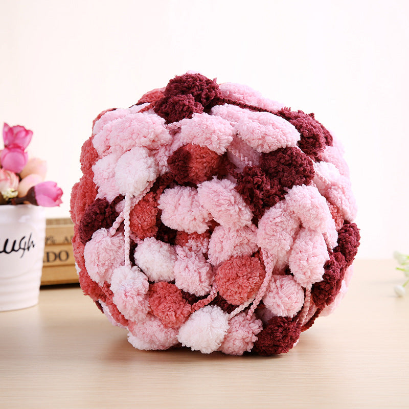 Vinter gør-det-selv flettet groft perleuld (6 STK)