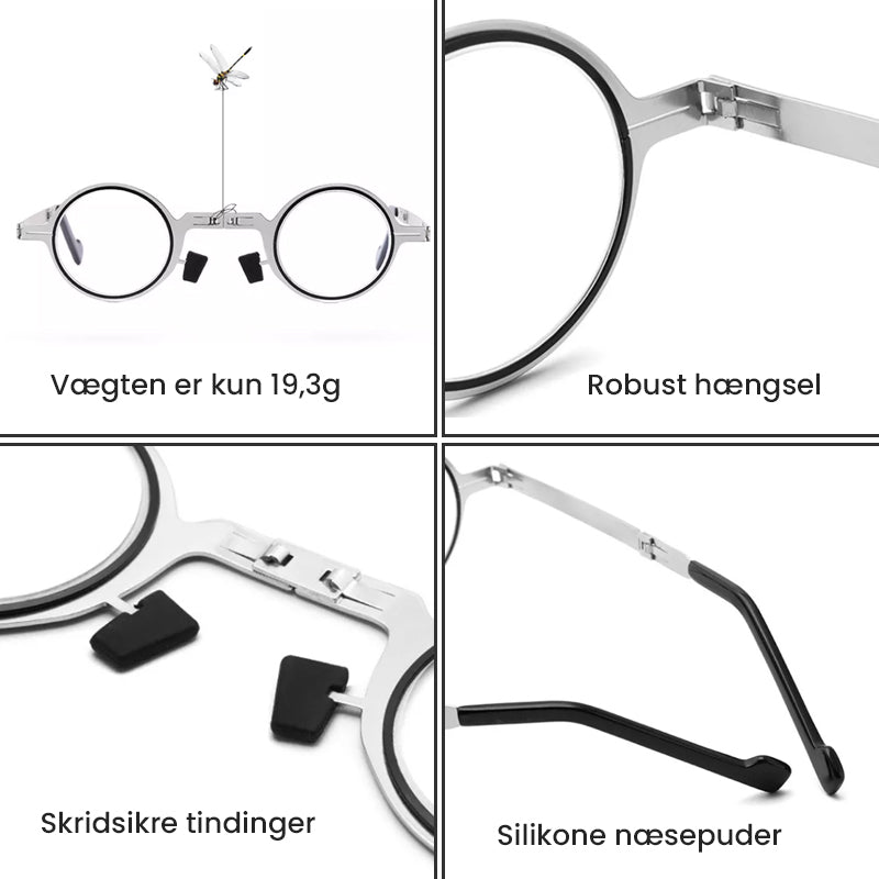 Teyou Anti-Blålys Ultralight Foldbare Læsebriller