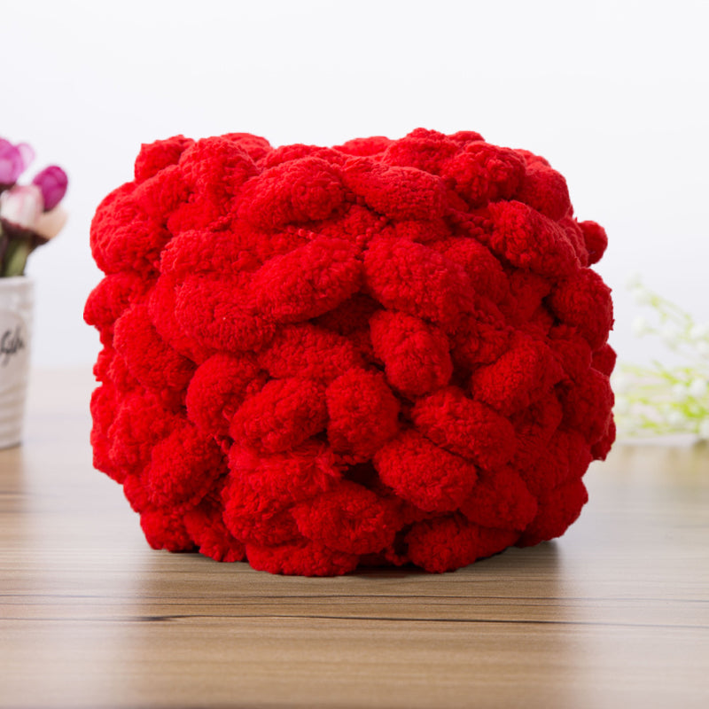 Vinter gør-det-selv flettet groft perleuld (6 STK)