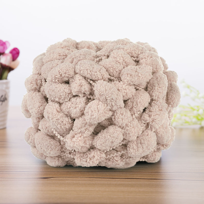 Vinter gør-det-selv flettet groft perleuld (6 STK)