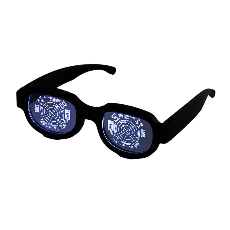 Lysende LED briller