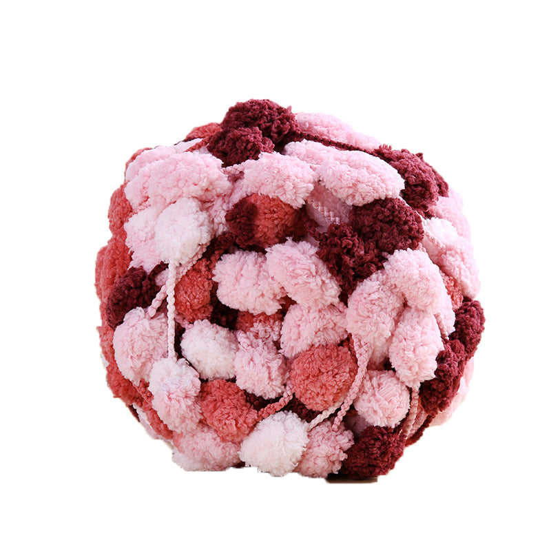 Vinter gør-det-selv flettet groft perleuld (6 STK)