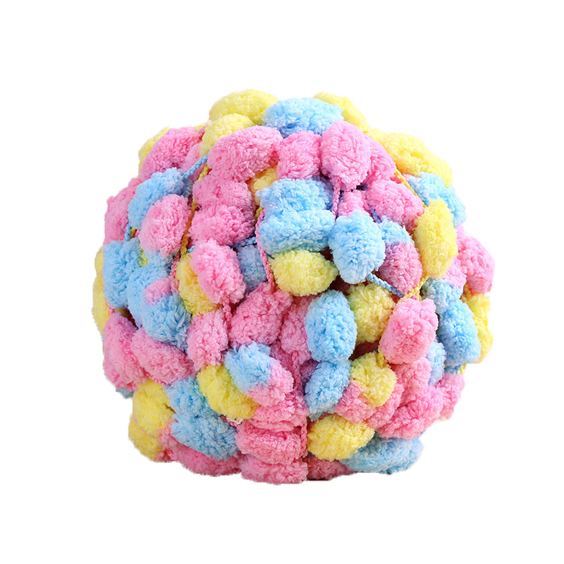 Vinter gør-det-selv flettet groft perleuld (6 STK)