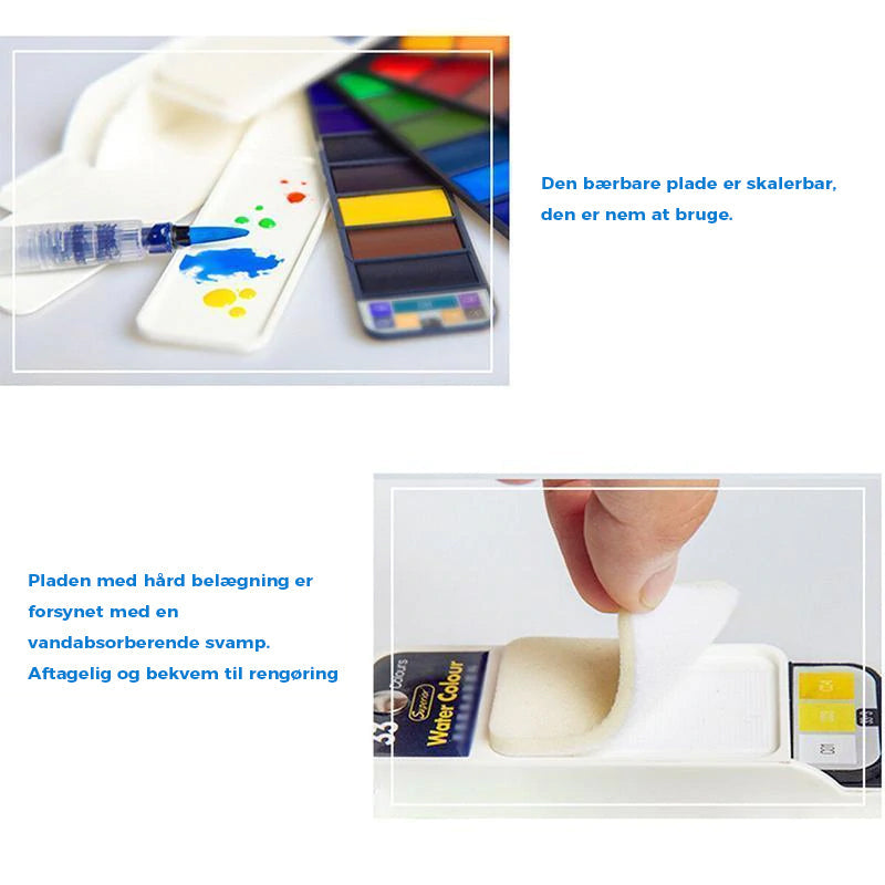 Solid Gouache-pigment palete - lad din kreativitet komme til udtryk!