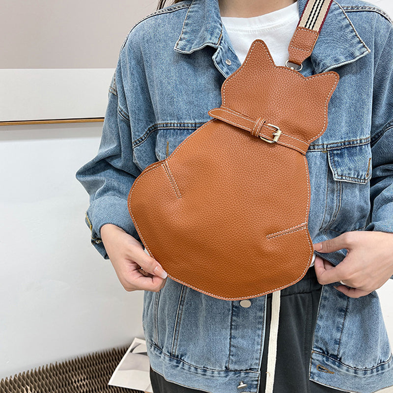 Katteformet Crossbody Taske