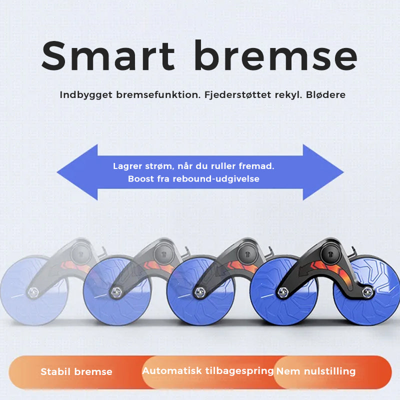 Træningsredskab med automatisk tilbagetrækning