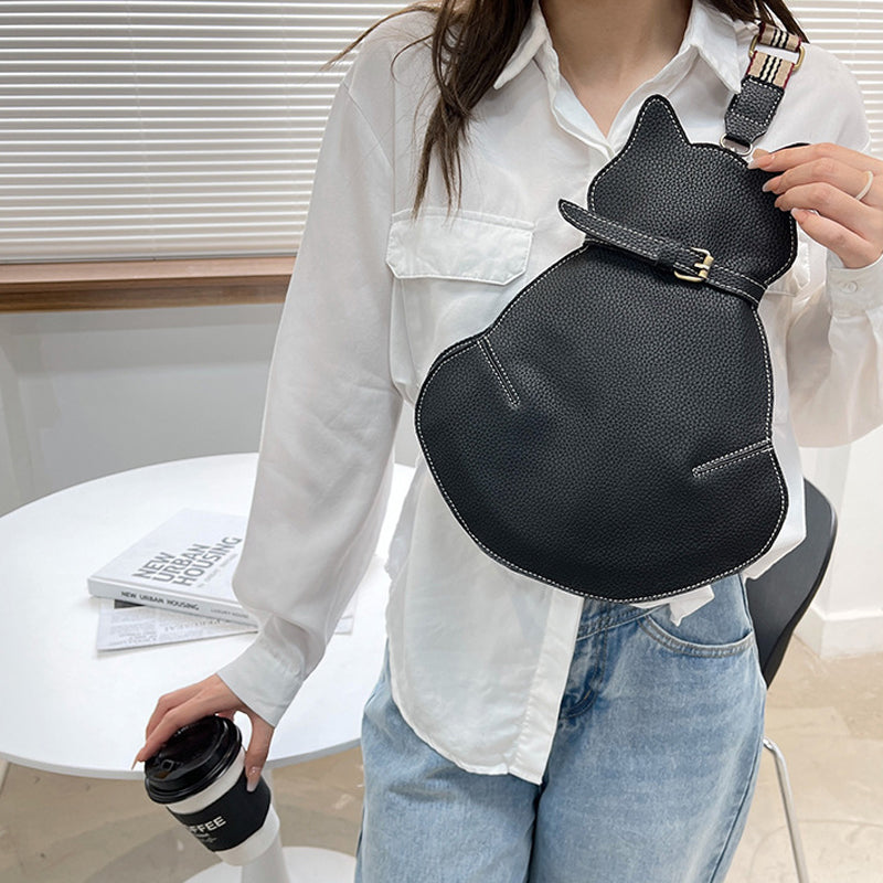 Katteformet Crossbody Taske