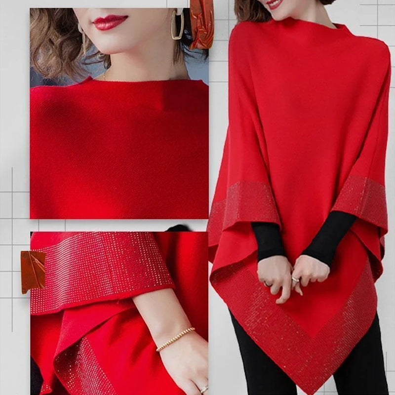 Skinnende uldsjal (Dame)