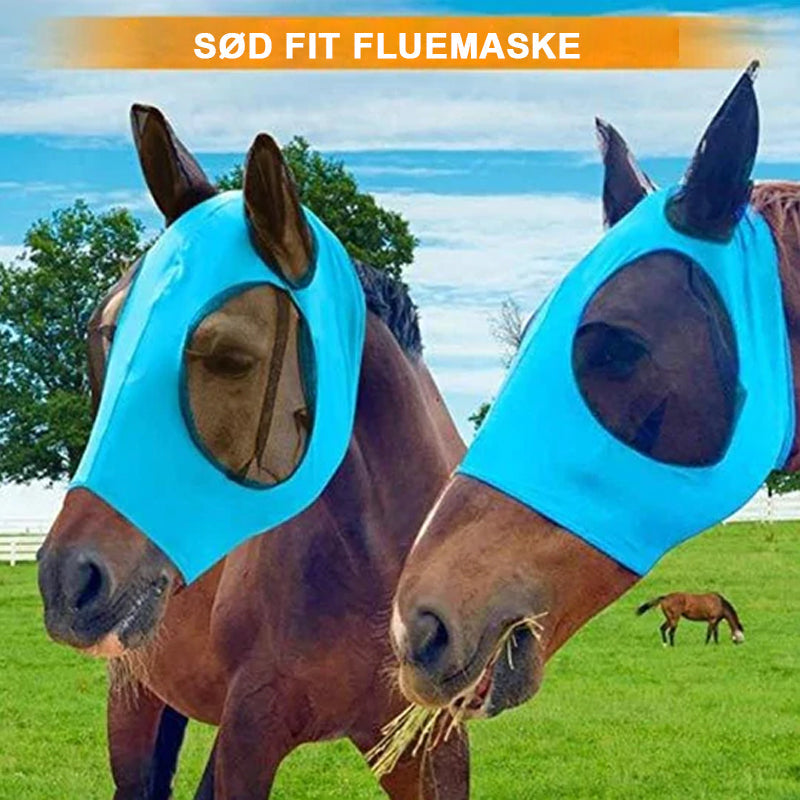 Maske til heste Anti-fly Mesh