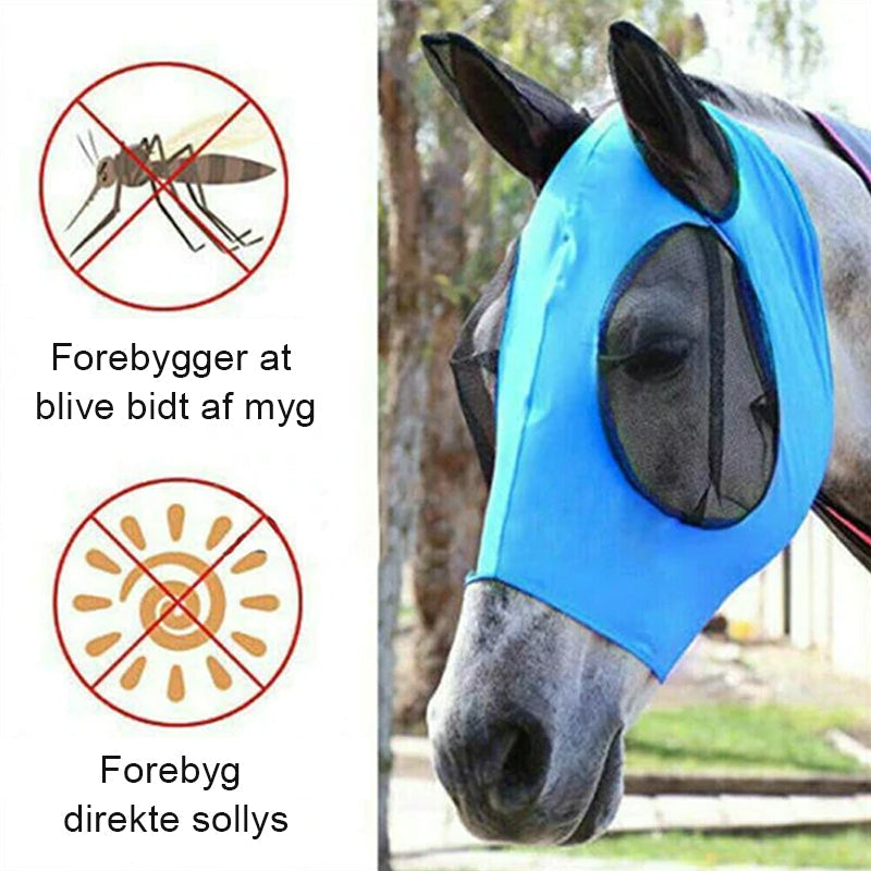 Maske til heste Anti-fly Mesh
