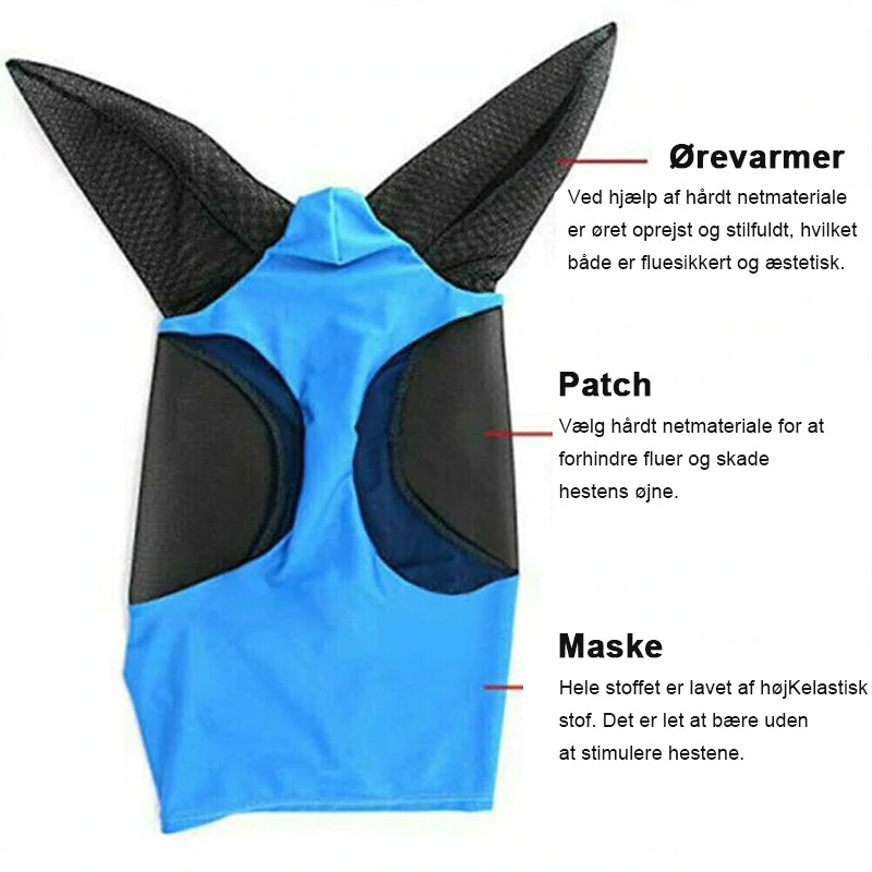 Maske til heste Anti-fly Mesh