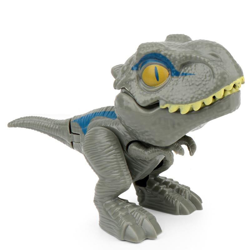 Fingerbidende Dinosaur-animeret actionfigurs legetøj