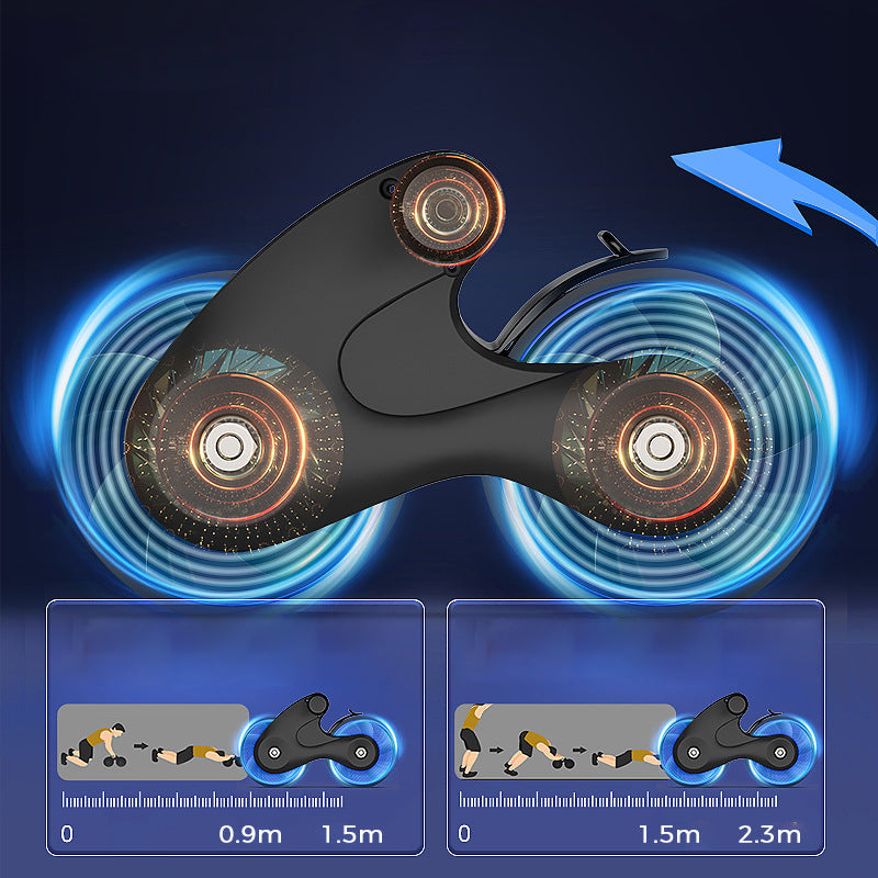 Træningsredskab med automatisk tilbagetrækning