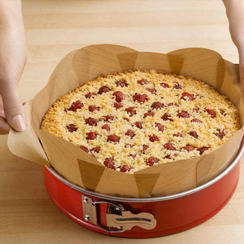 Genanvendeligt og holdbart papirark til frigivelse af kager