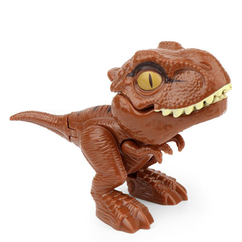 Fingerbidende Dinosaur-animeret actionfigurs legetøj