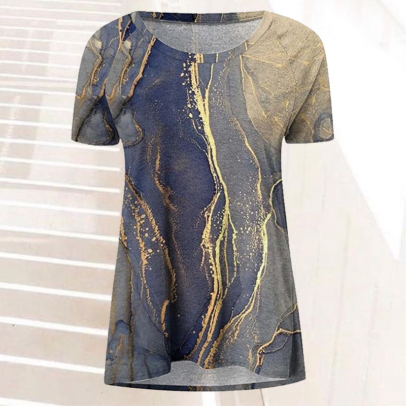 Kortærmet T-shirt med vintage print