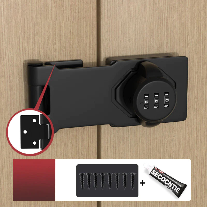 Adgangskodelås til husholdningsskabe