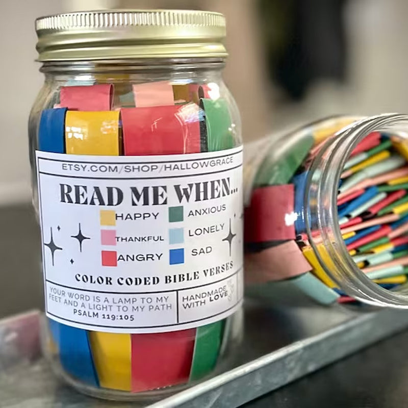 Bibelvers i glaskrukke