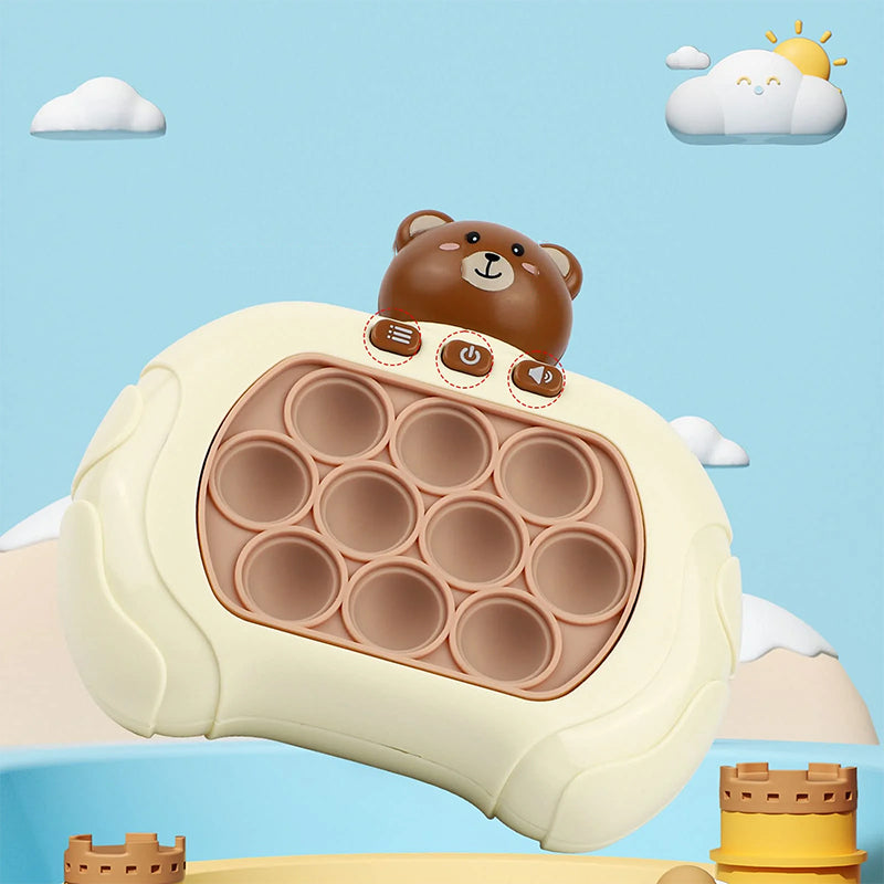 Mini spilkonsol med farvekodespil