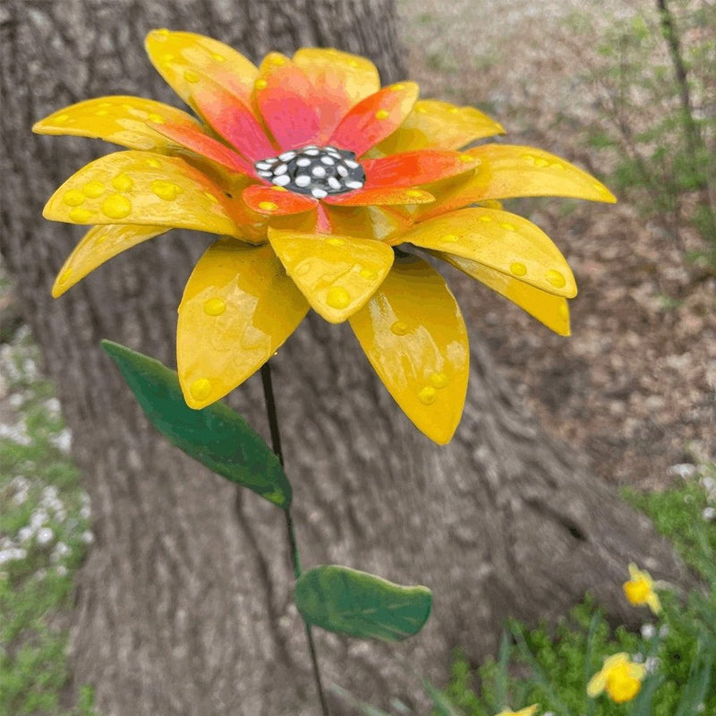 Blomsterhavedekoration i metal