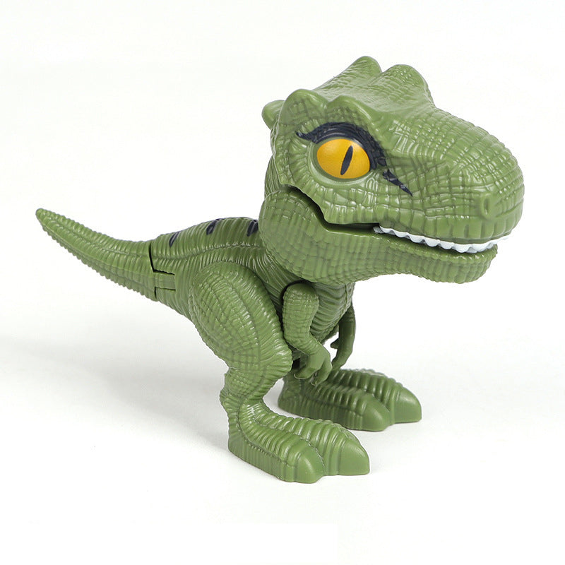Fingerbidende Dinosaur-animeret actionfigurs legetøj