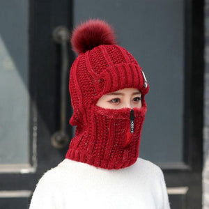 Vinter Siamese vindtæt hat