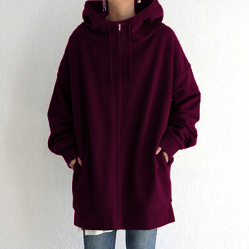 Lynlås Hooded Long Plus Fleece Sweatshirt