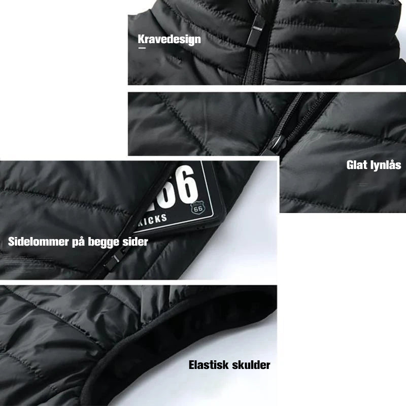 Hurtigtvarmende vest