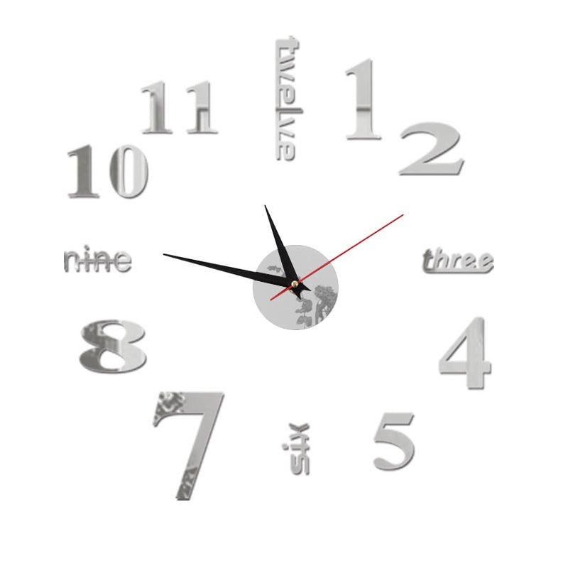 Moderne gør-det-selv-hulfrit vægur