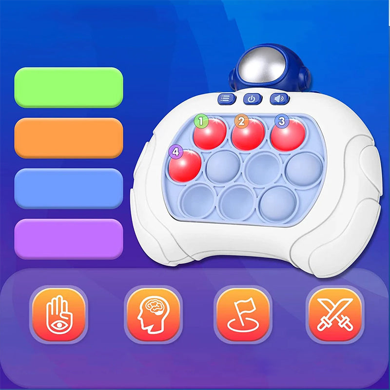 Mini spilkonsol med farvekodespil