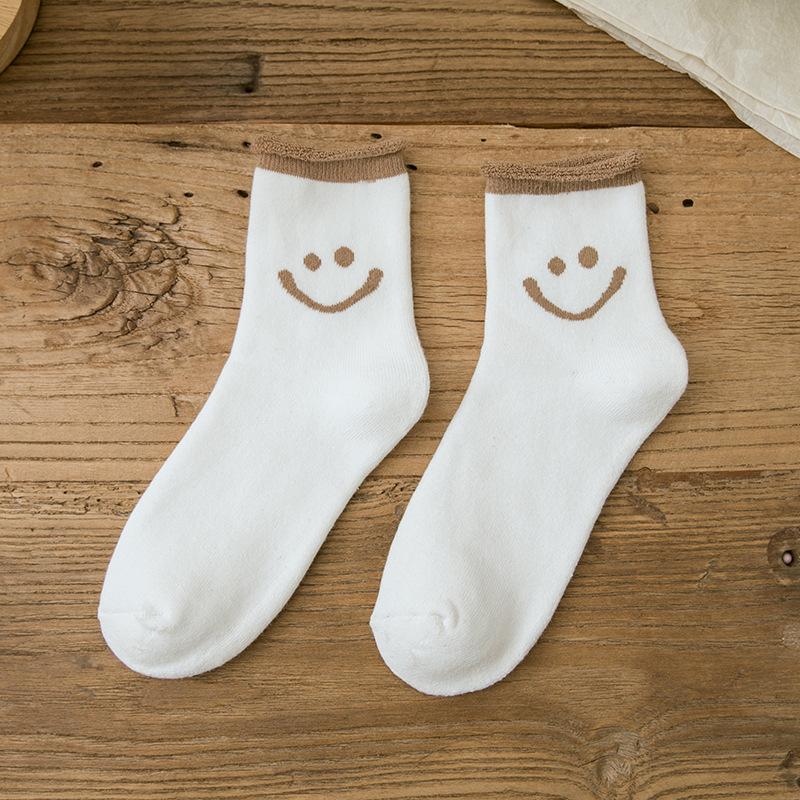 Skønne smiley sokker