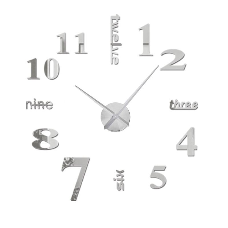 Moderne gør-det-selv-hulfrit vægur