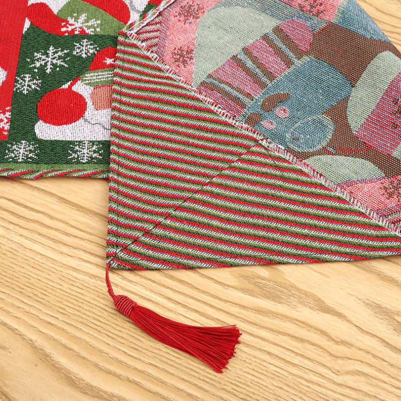 Håndlavet juledug dekoration