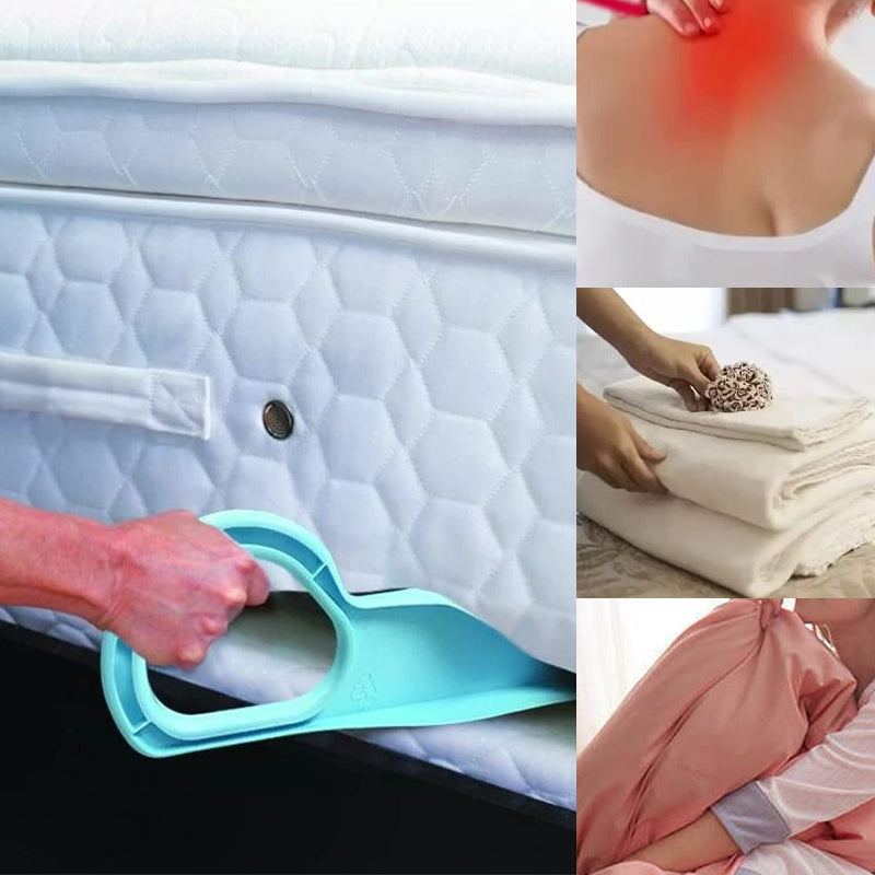 Handy værktøj til sengefremstilling og løft af madrasser