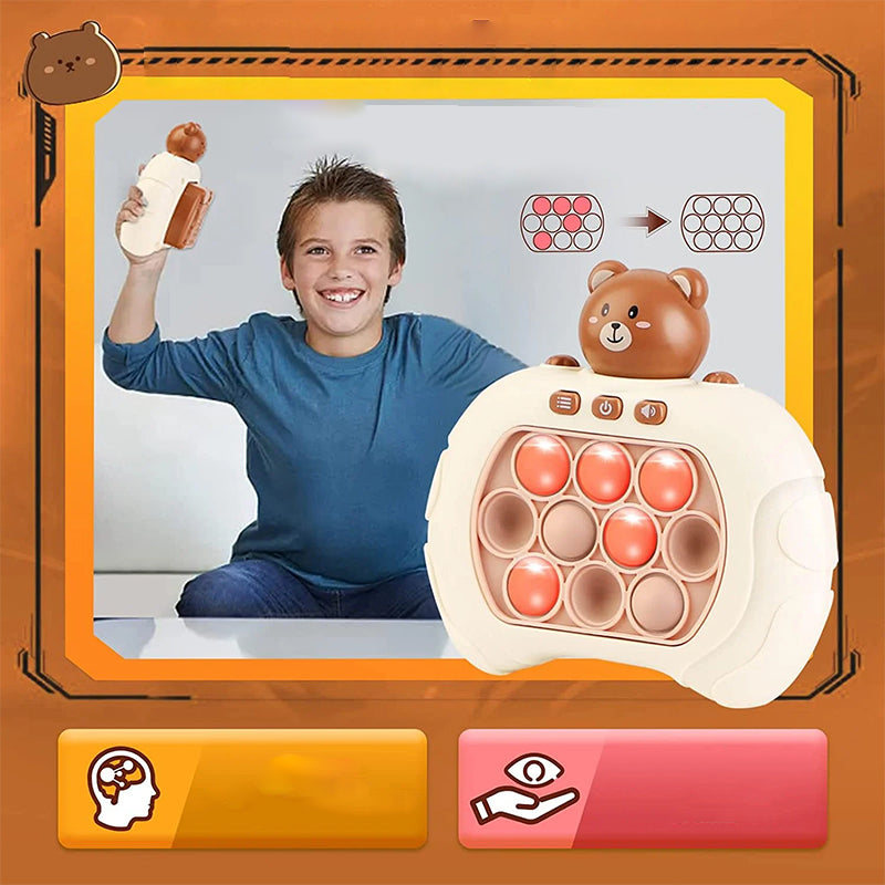 Mini spilkonsol med farvekodespil