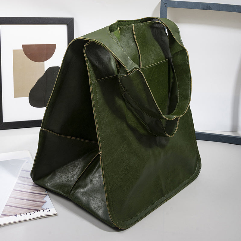 Kvinder Oversize Weekender læder håndtasker