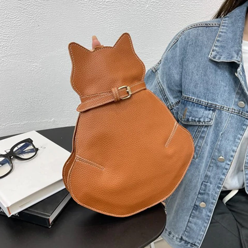 Katteformet Crossbody Taske