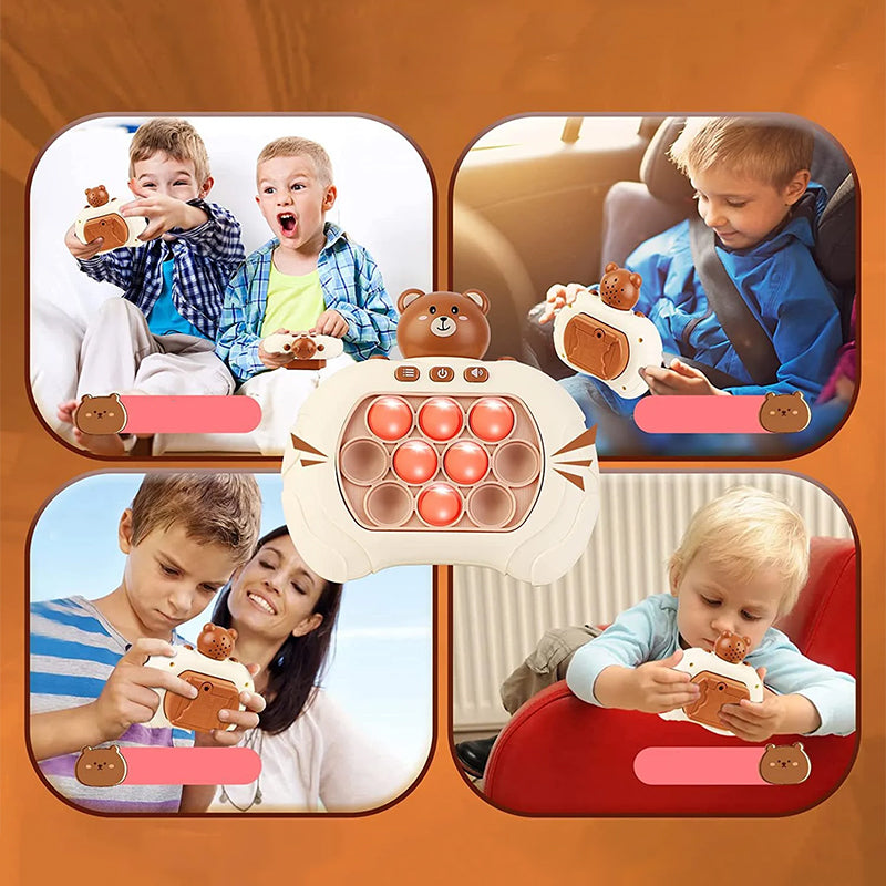 Mini spilkonsol med farvekodespil