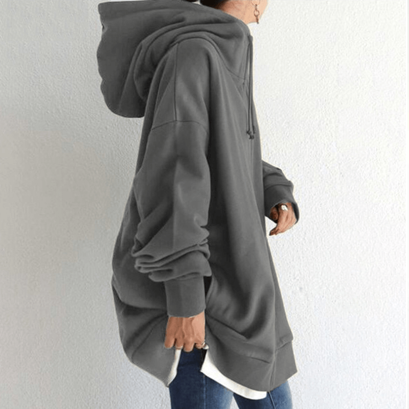 Lynlås Hooded Long Plus Fleece Sweatshirt