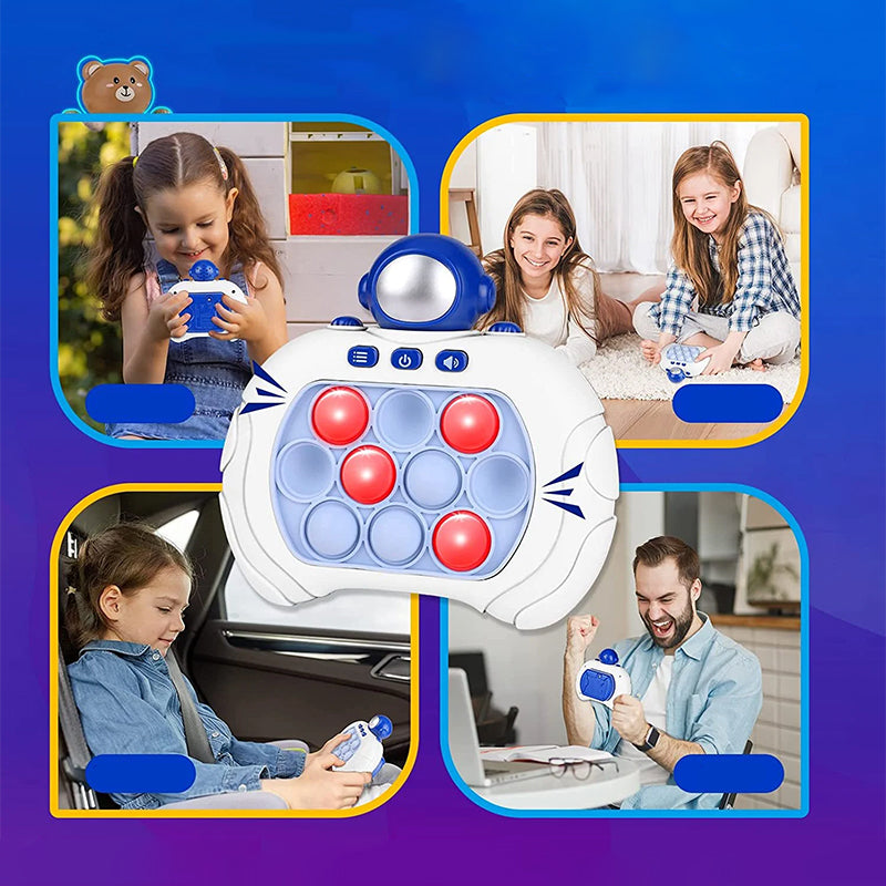 Mini spilkonsol med farvekodespil