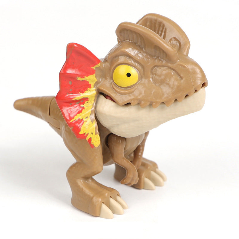 Fingerbidende Dinosaur-animeret actionfigurs legetøj