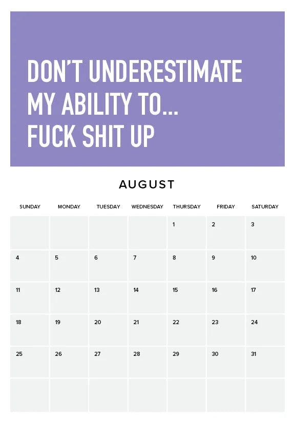 Det er hårdt at være voksen 2024-kalender