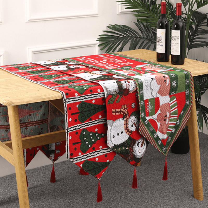 Håndlavet juledug dekoration