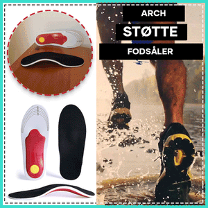 Fodindlæg til støtte for fodsøjler