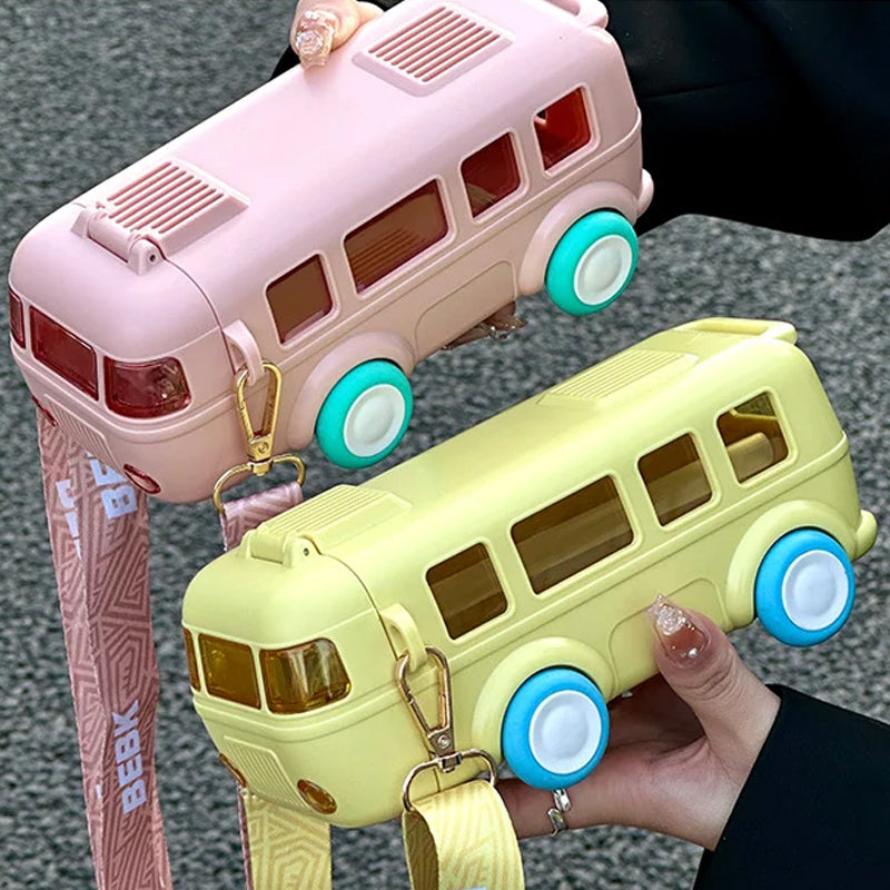 Praktisk drikkedunk i busform