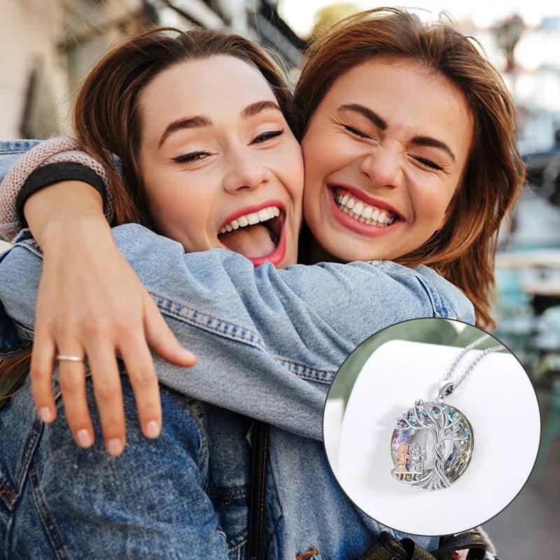 Søster på swing halskæde