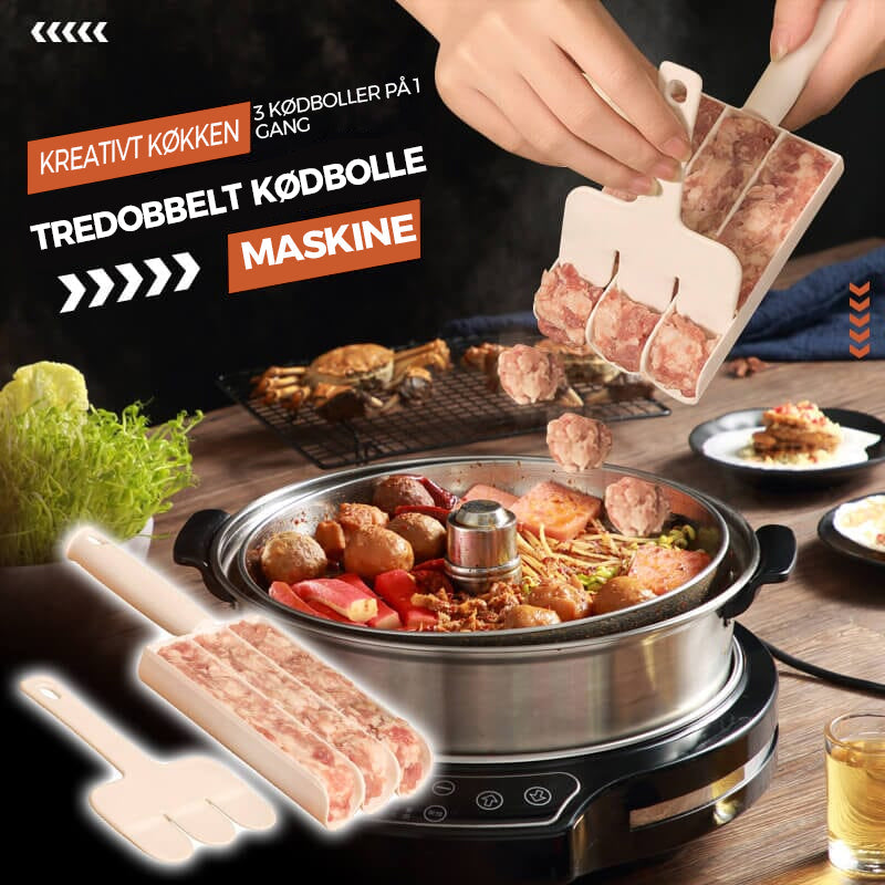 Creative Kitchen Tredobbelt kødbolleske