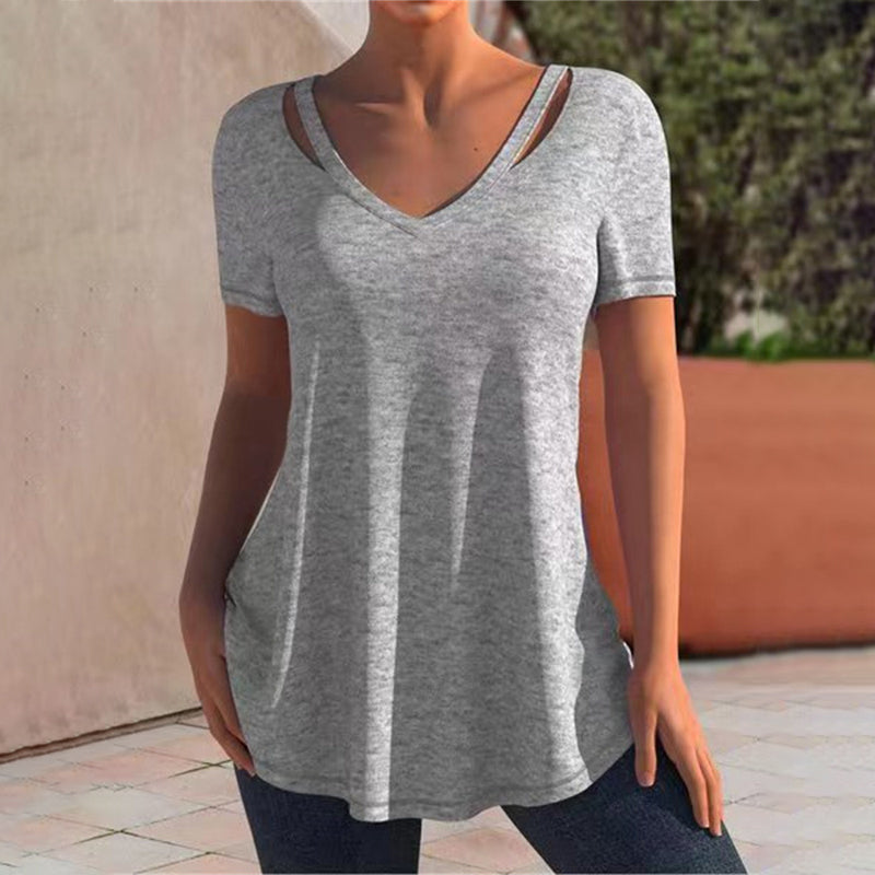 European and American new short-sleeved tops