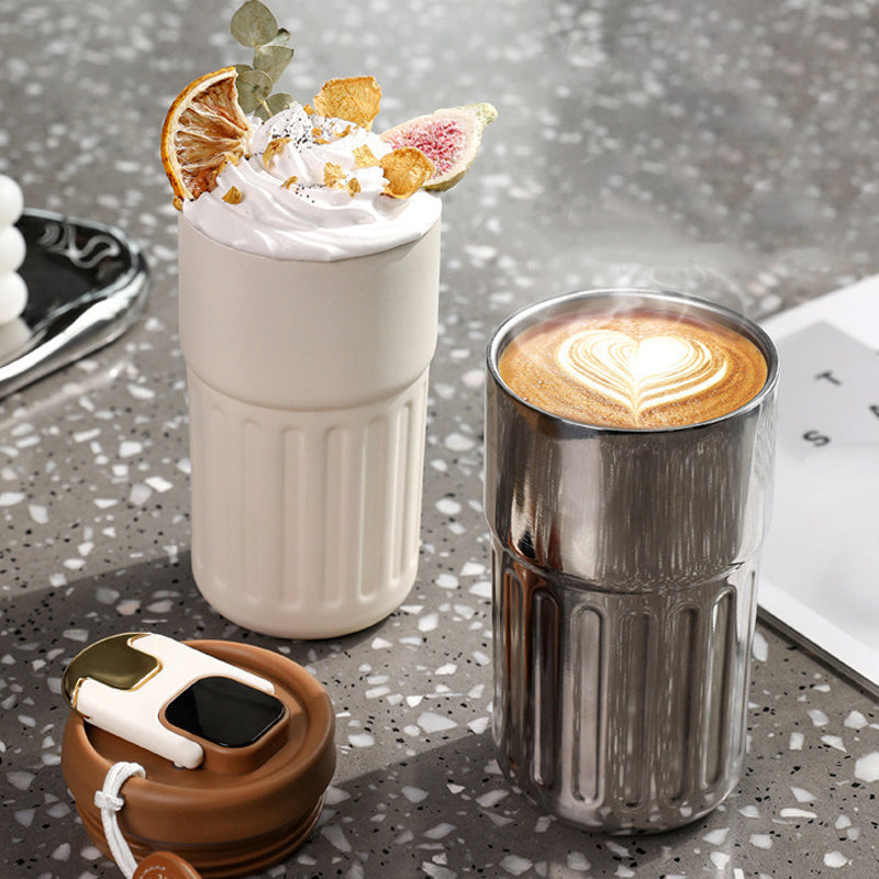 Termo kaffekrus med temperaturdisplay