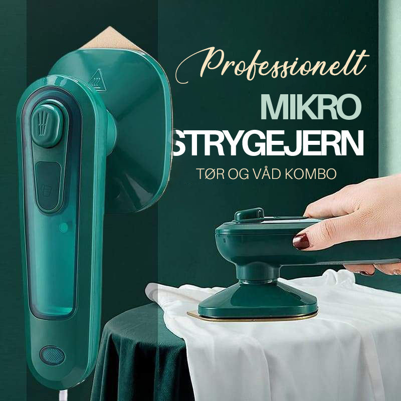 Professionelt mikro dampstrygejern